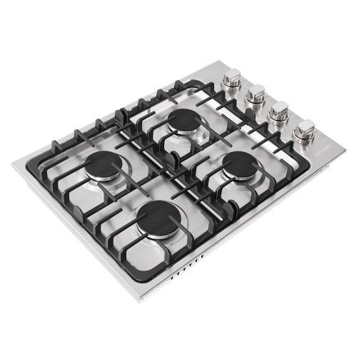 New Open Box 30" Stainless Steel Drop-In Gas Cooktop