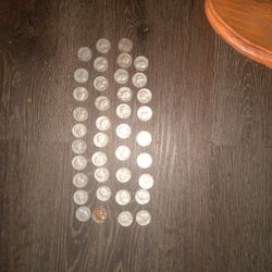 40 Pure Silver Quarters Pre 1965