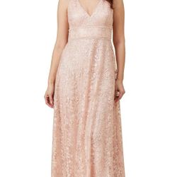 Adrianna Papell Women's Sequin Guipure Gown

