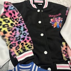 K-pop Hunter Jackets And Polyester Pullovers For Girls