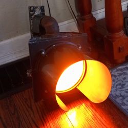 $100! Collectible Vintage Econolite Flashing Yellow Caution Light
