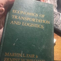 Economics of transportation and logistics book hardcover 1975