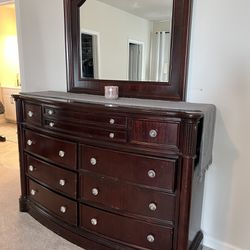 Large Dresser And Mirror 