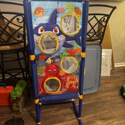 KKONES Kids Bow and Arrow Set 2in1 Shooting Game 