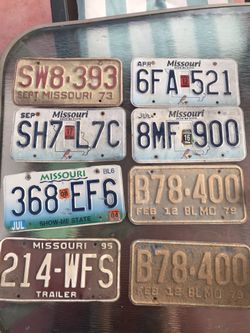 License plates