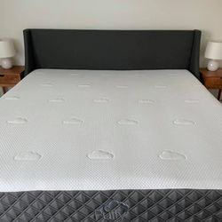 Puffy Luxury Hybrid Memory Foam Mattress Bed - King Size 