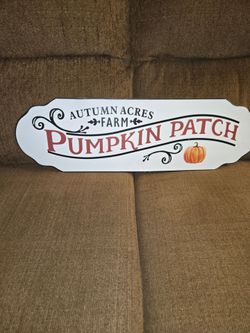 Fall Pumpkin Patch sign