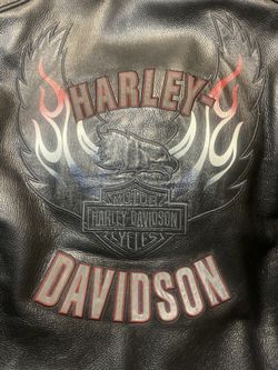 Men’s Leather Harley Davidson coat size Med