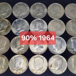 90% Silver Kennedy Half Dollar Roll of 20