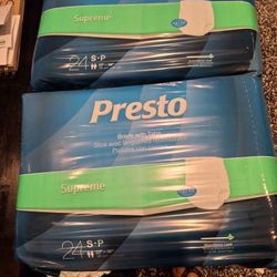 12 Bags Of  Adult Diapers New all For $50