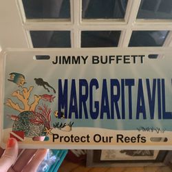 Jimmy Buffet License Plate 