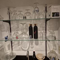 Clear Glass Panels or Glass Shelves 