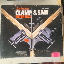 Jorgenson Clamp & Saw Miter Box