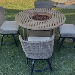Patio Furniture And Fire Pit 