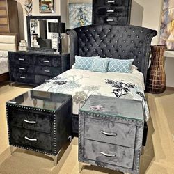 New 4pc Bedroom Set In Box Buy Now Pay Later $39 Down No Credit Needed 