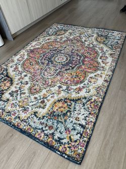 Surya Elaziz Rug 5’3” x 7’6” – Multicolor / colorful rug