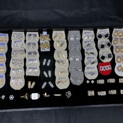 Various Gold-plated or Silver-plated, Rings and Earrings