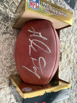 Glenn Dorsey Autographed NFL Football