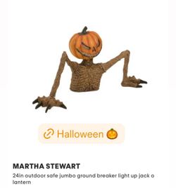 MARTHA STEWART LED & SOUND HALLOWEEN PROP