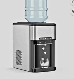hot, cold, and room-temperature water dispensing, along with a built-in ice maker