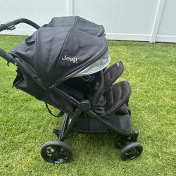 Large Jeep Double Stroller