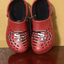 SF 49ers Big Logo Solid Clog With Strap (13-14)