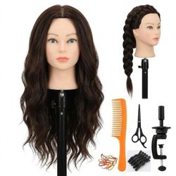 NEW Mannequin Doll-Head w/Clamp and Styling Tools