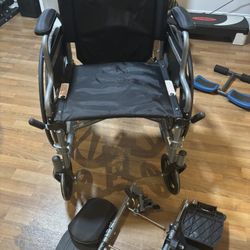 Medline Wheelchair – Lightly Used, Folds Easily, Comfortable Ride – $197