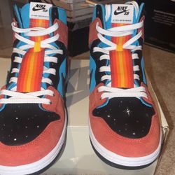 Nike SB Dunk High Di'orr Greenwood Navajo Arts W/ Matching Hoodie 