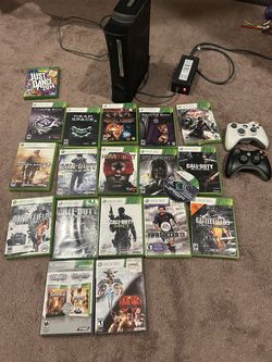 Xbox 360, controllers, games