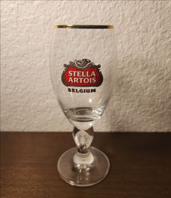 6" Stella Artois Belgium Beer Glass