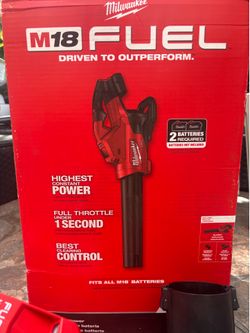 Milwaukee dual battery blower