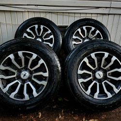 18” OEM Chevy Rims With Tires 