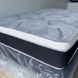 Cal King Euro Bamboo Pillow Top Mattress! 