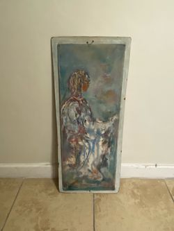 Oil “ La Maya” painting of female figure