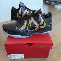 New: Nike Kobe 5 Protro Eggplant SIZE 10 Year of the Mamba IB4481-500