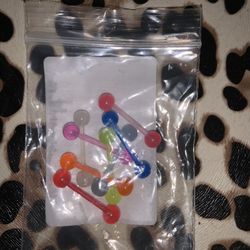  Glow In The Dark Tongue Rings 