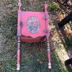 Antique humidor – three legged Lol!