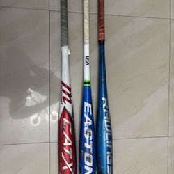 Baseball Bats read description