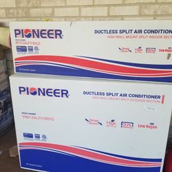 Pioneer Duckless Split Air Conditioner with Heater Pump 