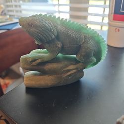 Green Aventurine Iguana