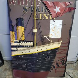 3d Metal Art Titanic