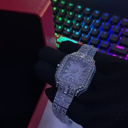 Cartier Moissanite Watch