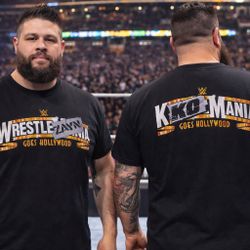 WWE Zayn KO WrestleMania 39 Goes Hollywood Shirt Mens 2XL Sami Kevin Owens Black