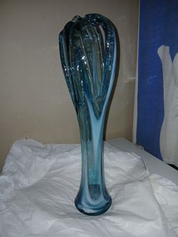 Hand Blown Glass Vase