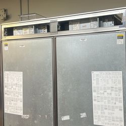 SUB ZERO 72”WIDE BUILT IN PANEL READY REFRIGERATOR/FREEZER 