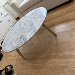 Article Mara Round Marble Coffee Table