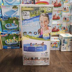12ft x 30in Swimming Pool - Pump And Filter Included ❗️Nuevas En Caja - Albercas