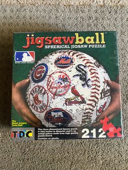 MLB Jigsaw Ball Spherical Jigsaw Puzzle Brand New Sealed