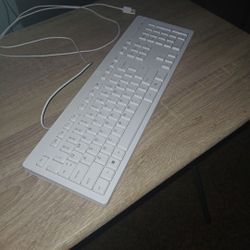 Hp White  Keyboard  Never Used 
